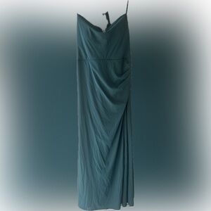 Azazie Deep Green Fabric
